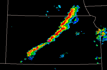 Kansas squall line