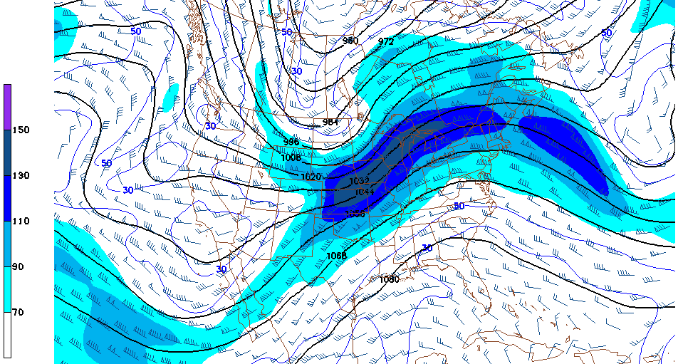 250 mb isotach analysis